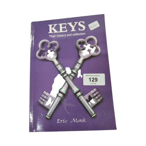 129 - COLLECTORS BOOK ON KEYS