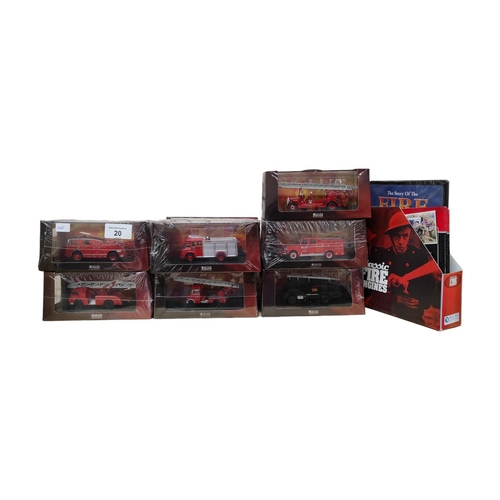 20 - QUANTITY OF ATLAS EDITION FIRE ENGINE MODELS