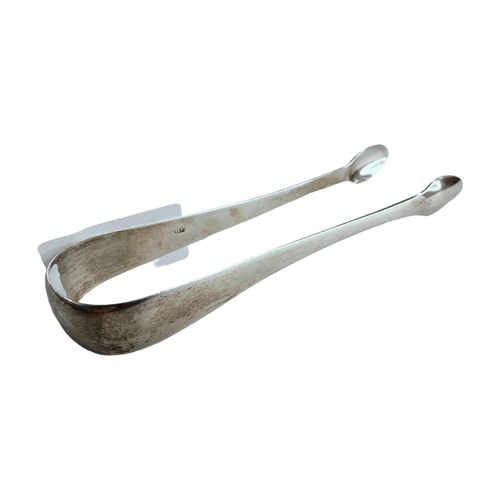 266 - PAIR OF GEORGIAN SILVER SUGAR TONGS