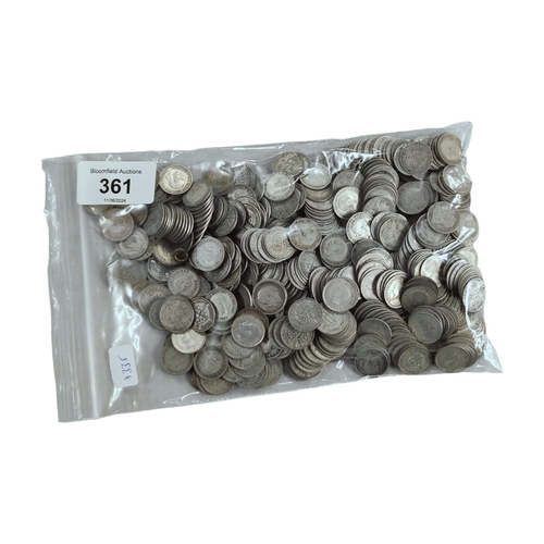 361 - GOOD BAG OF COINS