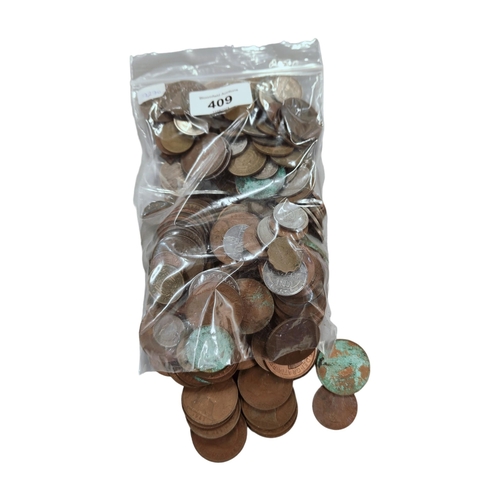 409 - BAG OF COINS