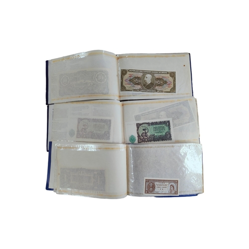 416 - 2 FOLDERS OF THE ROTHMANS CAMBRIDGE COLLECTION OF RARE BANKNOTES