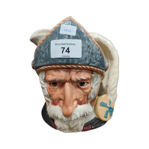 74 - LARGE ROYAL DOULTON TOBY JUG - 'DON QUIXOTE'