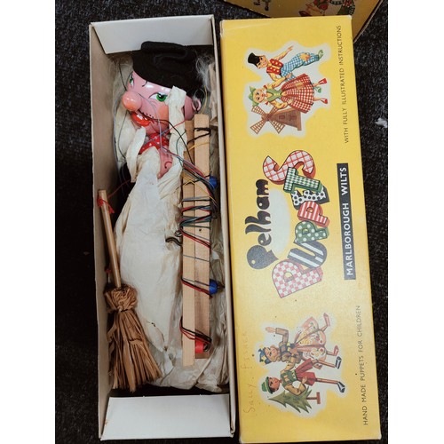 117 - BOX OF PELHAM PUPPETS