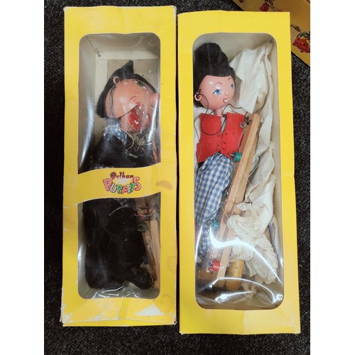 117 - BOX OF PELHAM PUPPETS