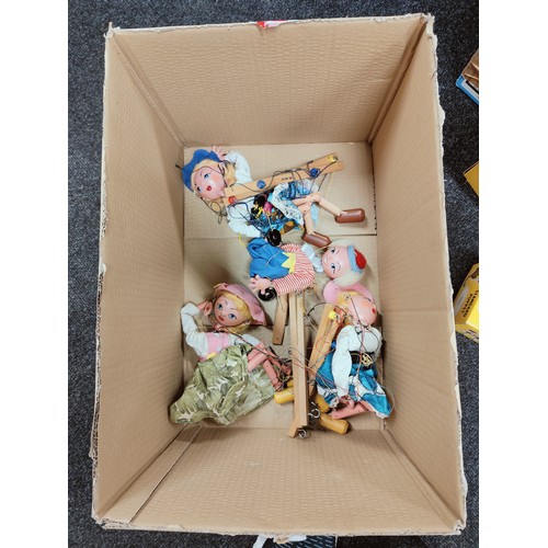 117 - BOX OF PELHAM PUPPETS