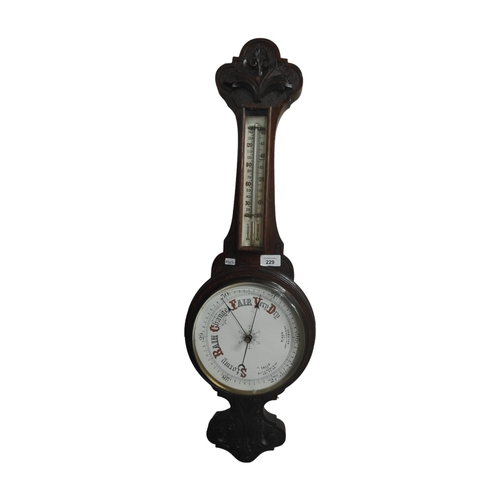 229 - VICTORIAN BAROMETER