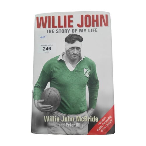 246 - BOOK - 'WILLIE JOHN' SIGNED BY WILLIE JOHN MCBRIDE