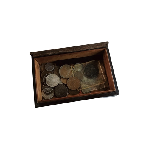 275 - BOX OF COINS