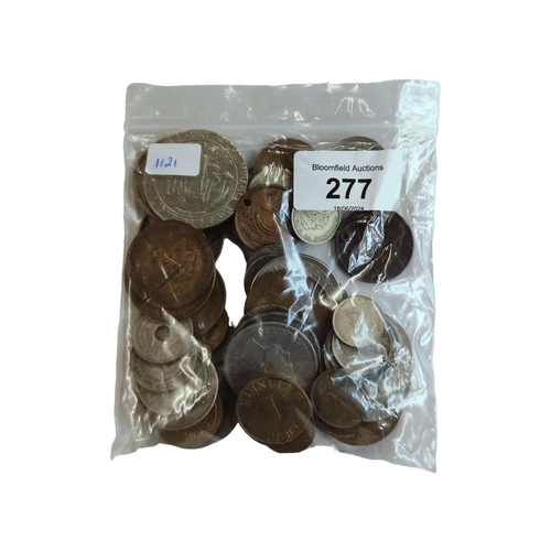 277 - BAG OF COINS