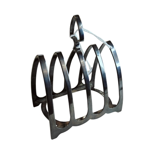 292 - ANTIQUE SILVER TOAST RACK 64 GRAMS