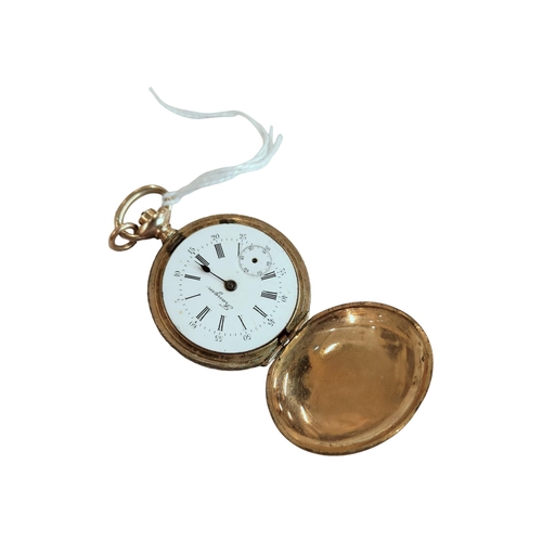 357 - GOLD PLATED POCKET WATCH