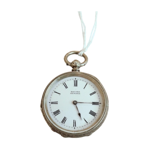 358 - SILVER FOB WATCH