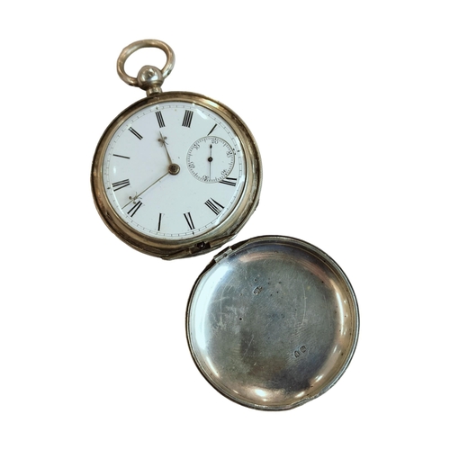 360 - SILVER POCKET WATCH