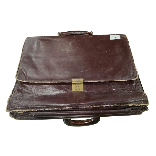 159 - 2 VINTAGE BRIEF CASES