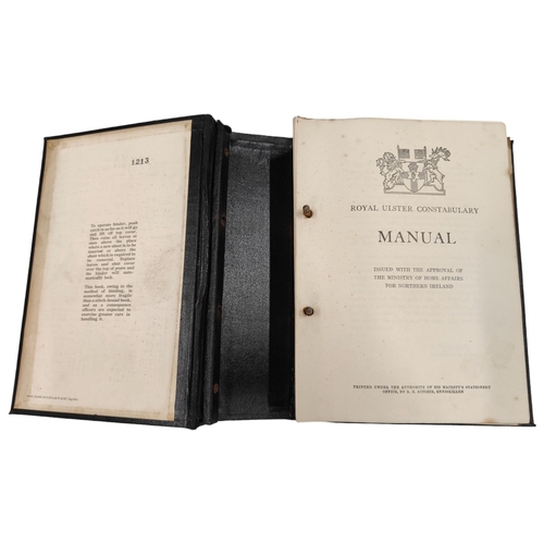 204 - OLD ROYAL ULSTER CONSTABULARY (R.U.C) MANUAL