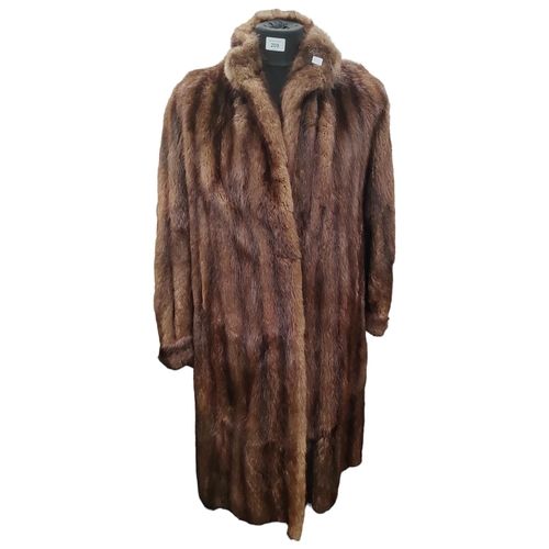 209 - FULL LENGTH FUR COAT