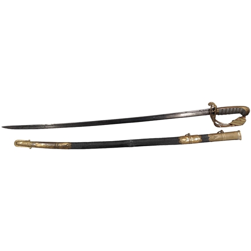 229 - VICTORIAN MILITARY SWORD & SHEATH