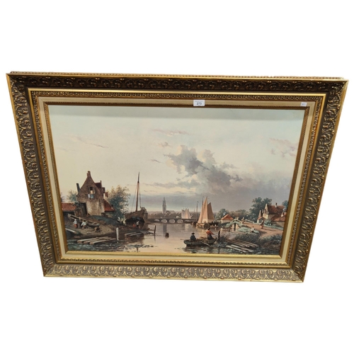 273 - GILT FRAMED PRINT