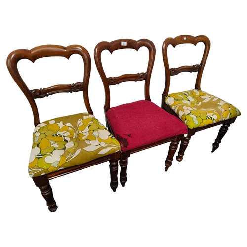 287 - 3 ANTIQUE CHAIRS