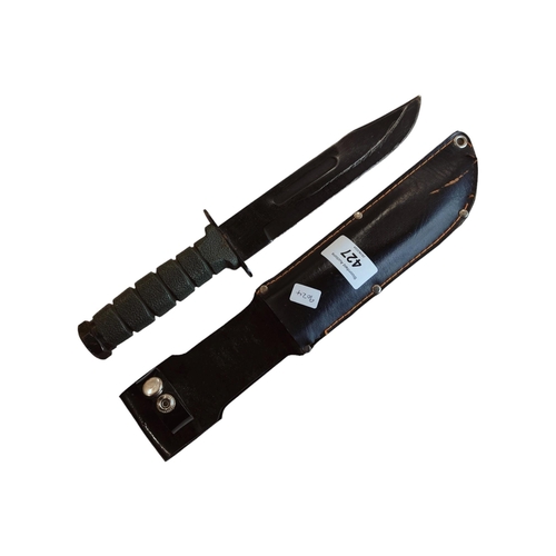 427 - MILITARY FIELD KNIFE AND SCABBARD