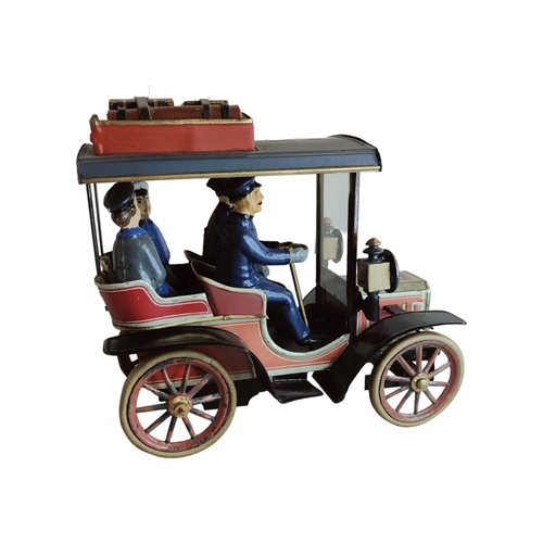 437 - RARE EDWARDIAN GERMAN TINPLATE CARETTE CAR