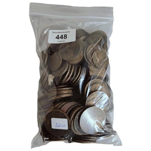 448 - BAG OF COINS