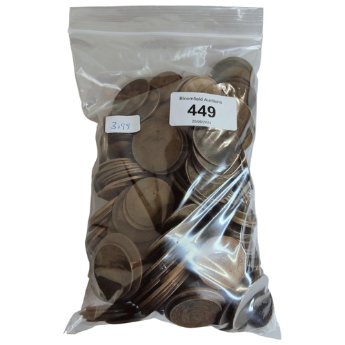 449 - BAG OF COINS