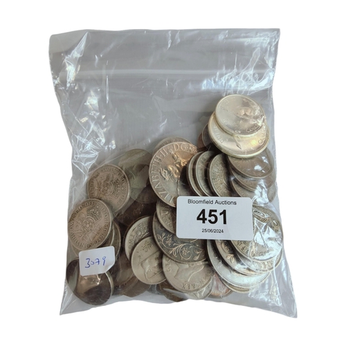 451 - BAG OF COINS