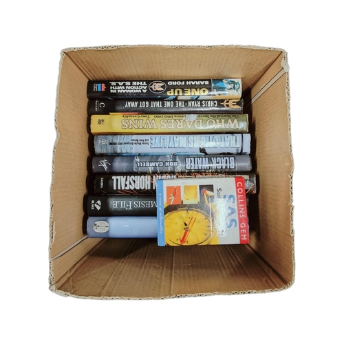 117 - BOX OF SAS BOOKS