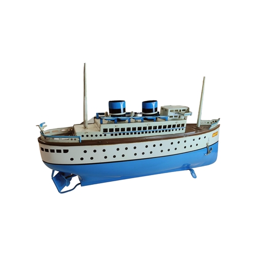 397 - SCHUCO TINPLATE STEAMSHIP QUEEN II