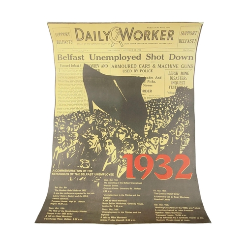 410 - REPUBLICAN PROPAGANDA POSTER - DAILY WORKER 165.5