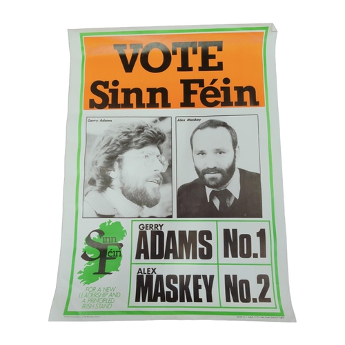 419 - REPUBLICAN PROPAGANDA POSTER - VOTE SINN FEIN  23.5 