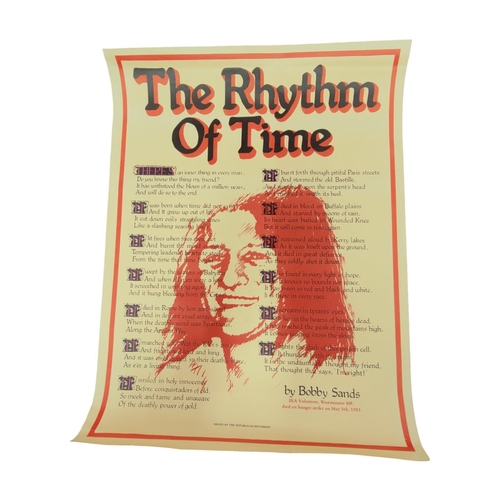 421 - REPUBLICAN PROPAGANDA POSTER - THE RHYTHM OF TIME  23.5 