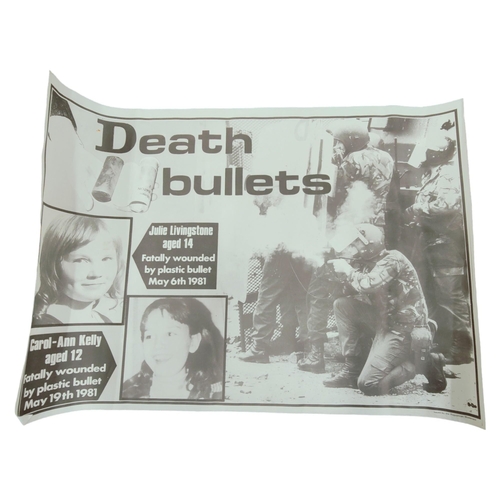 427 - REPUBLICAN PROPAGANDA POSTER - DEATH BULLETS 24