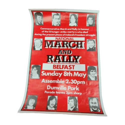 430 - REPUBLICAN PROPAGANDA POSTER - MARCH & RALLY 24.5