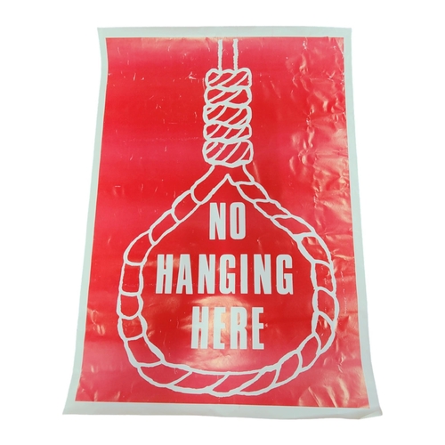 431 - REPUBLICAN PROPAGANDA POSTER - NO HANGING HERE 25