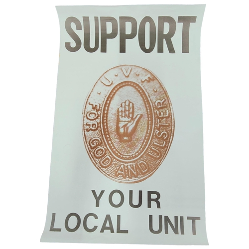 447 - LOYALIST POSTER - UVF SUPPORT YOUR LOCAL UNIT