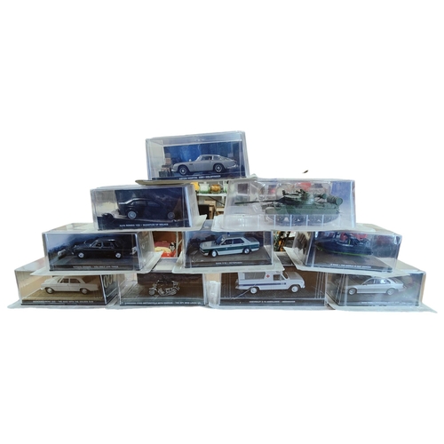 448 - 10 X JAMES BOND MODEL CARS