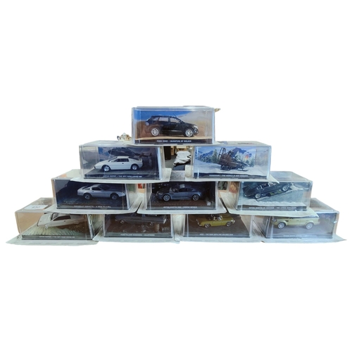 450 - 10 X JAMES BOND MODEL CARS