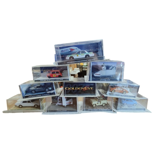 454 - 10 X JAMES BOND MODEL CARS