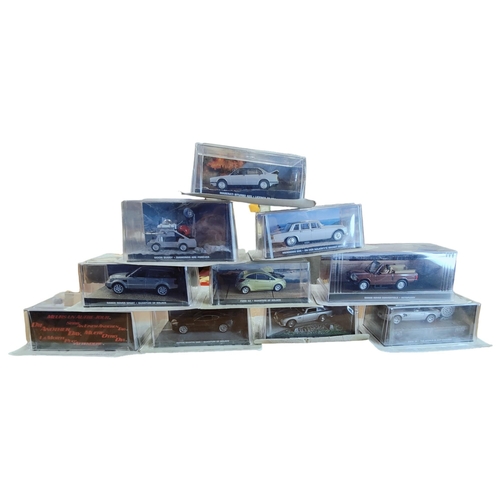 455 - 10 X JAMES BOND MODEL CARS