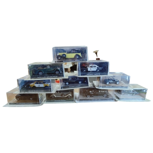 456 - 10 X JAMES BOND MODEL CARS