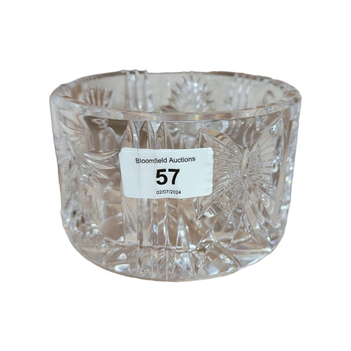 57 - WATERFORD CRYSTAL WINE BOTTLE COASTER