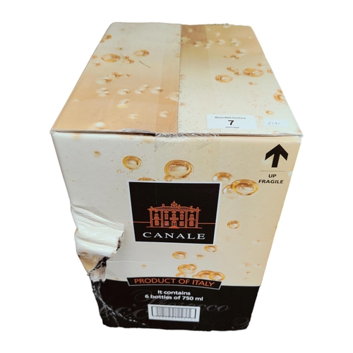7 - BOX OF PROSECCO (6 BOTTLES)