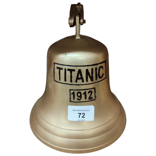 72 - REPRODUCTION TITANIC BELL