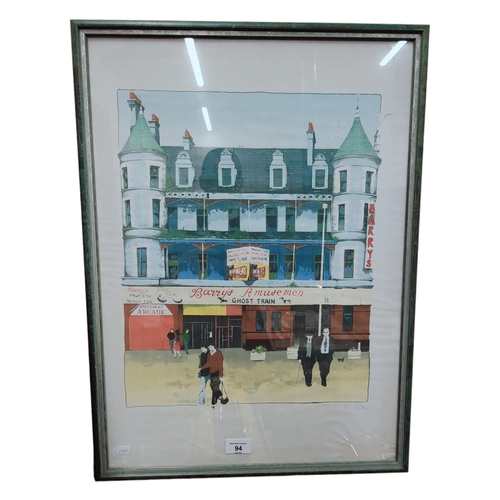 94 - LIMITED EDITION PRINT - BARRYS AMUSEMENTS BANGOR