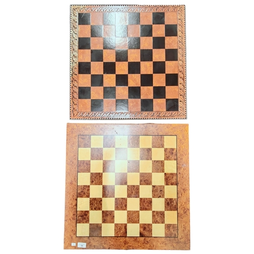 98 - 2 LARGE CHESS BOARDS
