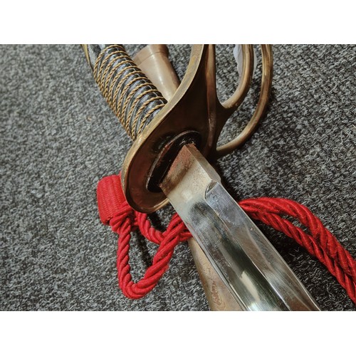 153 - MILITARY SWORD AND SHEATH