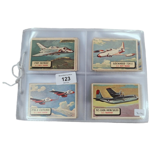 123 - QUANTITY OF A AND BC CIGARETTE CARDS (120- FULL SET) AEROPLANES